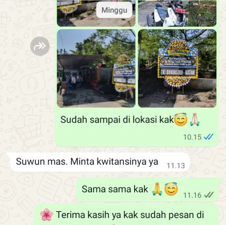 Pengiriman Papan Bunga Duka Gondrong