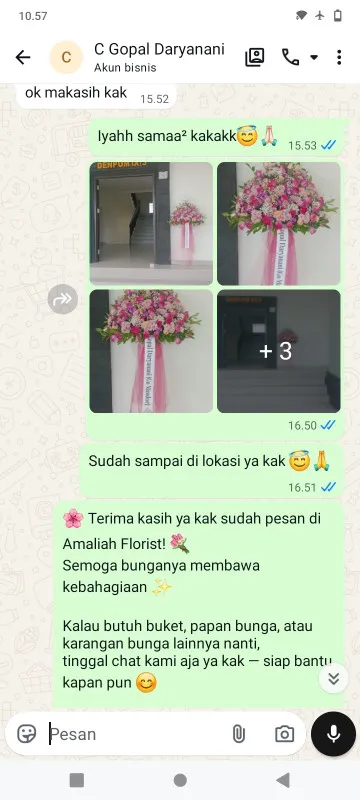 Pengiriman Karangan Bunga Gondrong